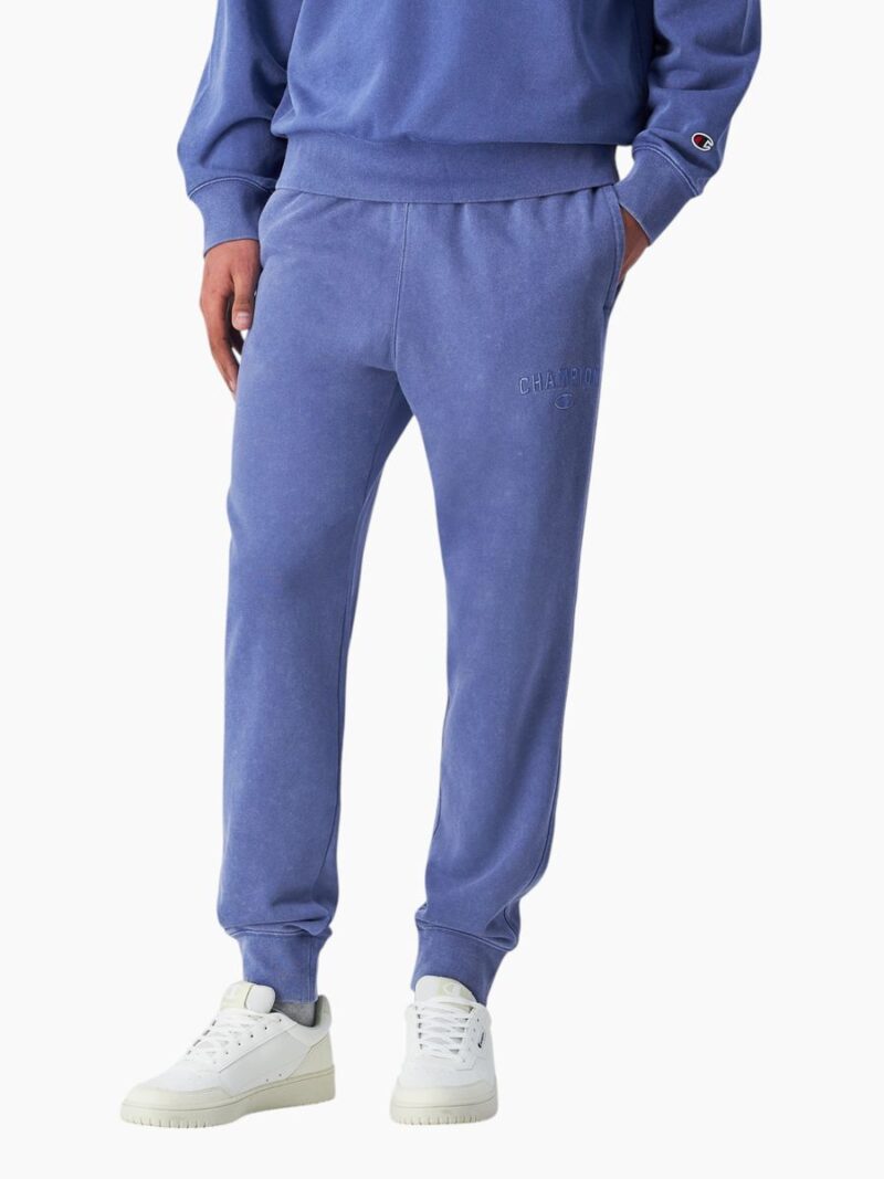 Pantaloni con fondo a costine Mineral Dye
