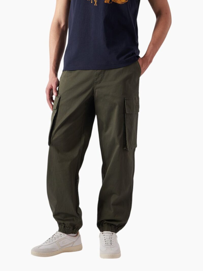 Pantaloni con fondo elasticizzato Mineral Dye