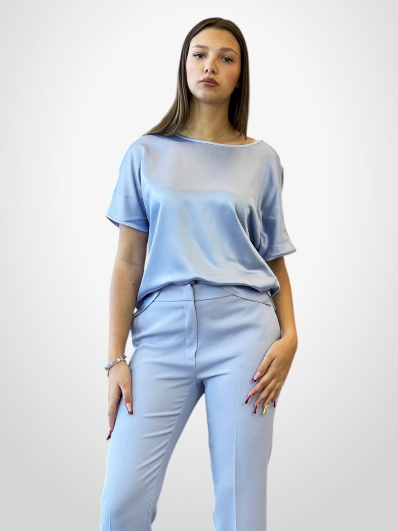 Blusa satin lucido