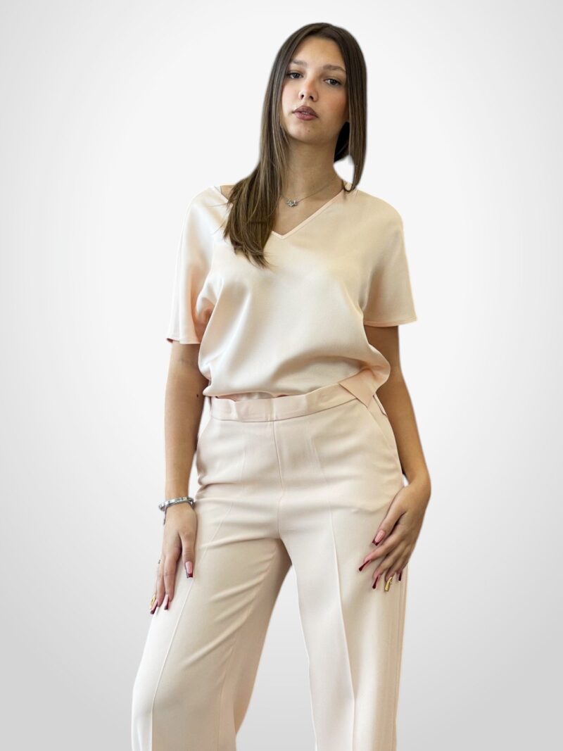 Blusa satin lucido