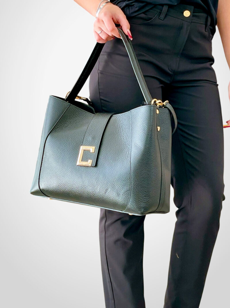 Borsa shopper in pelle
