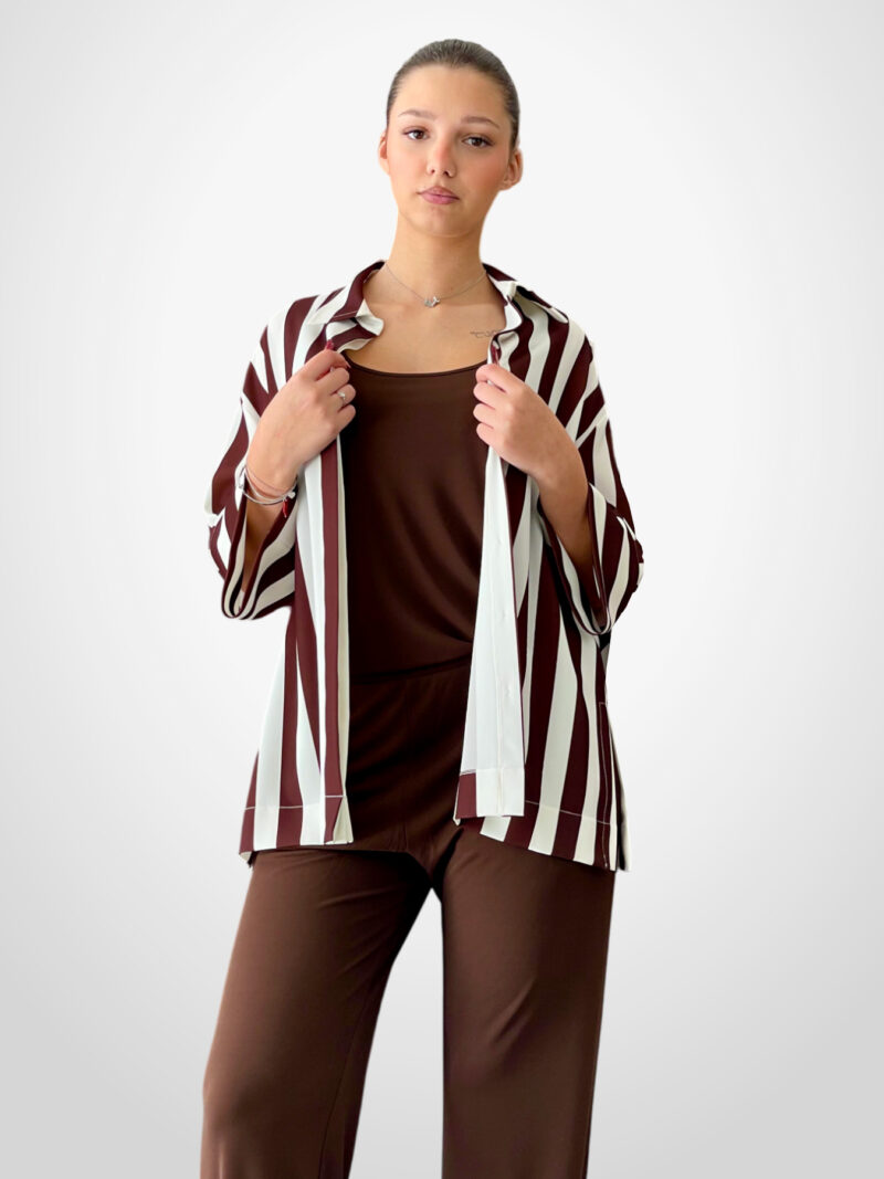 Camicia a righe