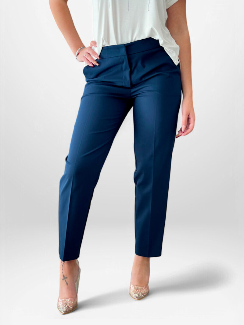 Pantalone dritto vita alta