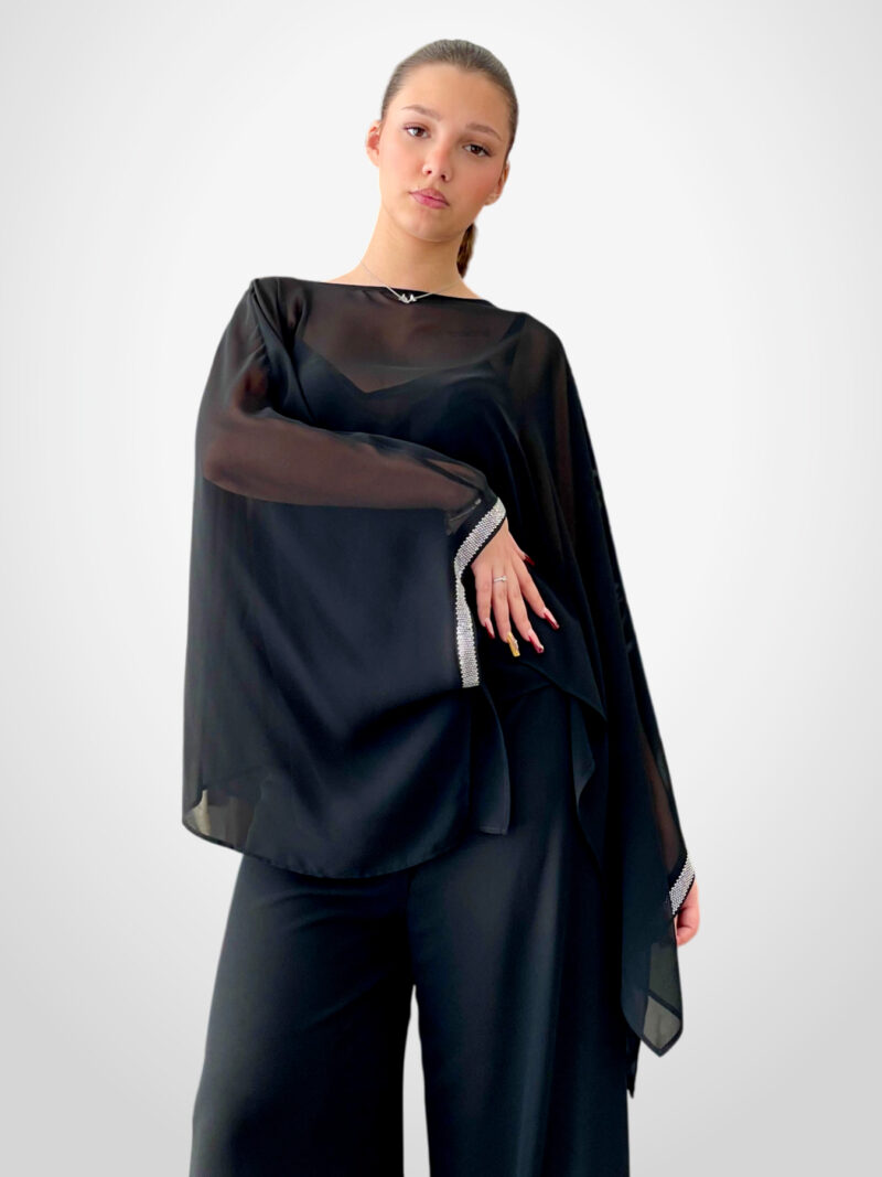 Poncho chiffon