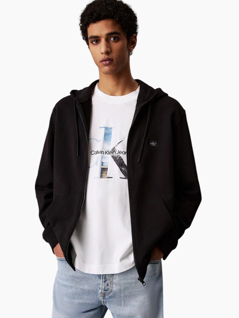 Felpa full-zip con cappuccio