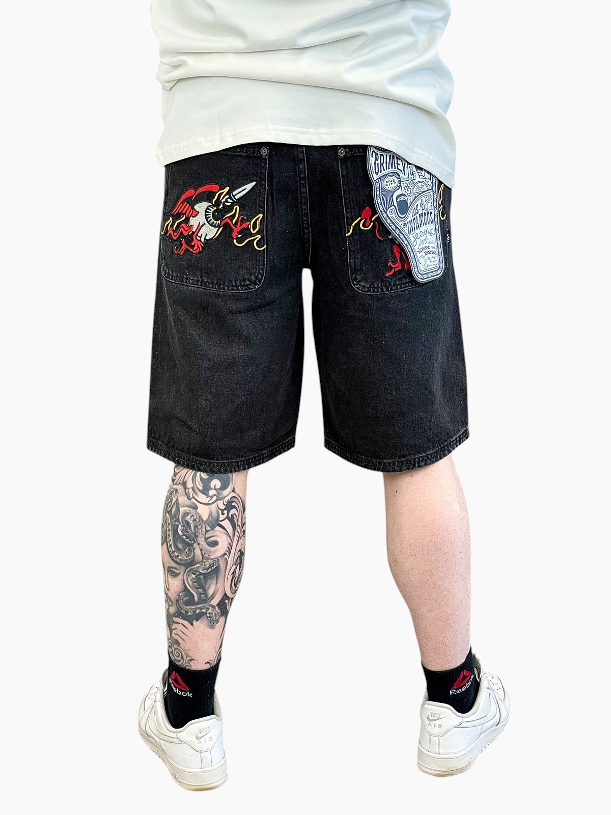 Shorts denim baggy